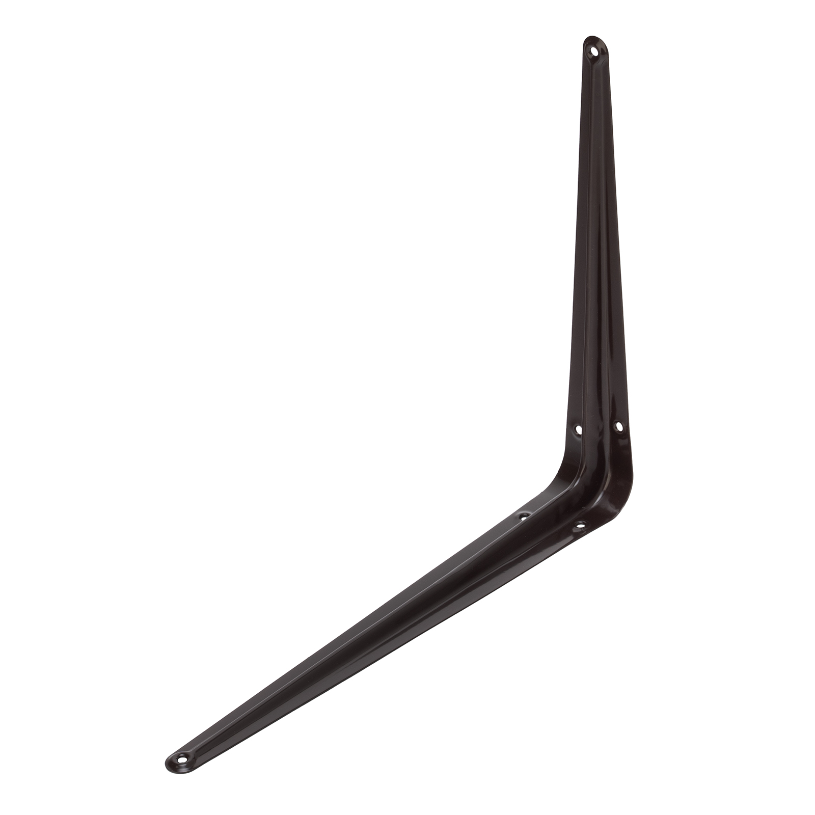 Кронштейн угловой с ребром, 250 х 300 мм, коричневый Сибртех (94027)