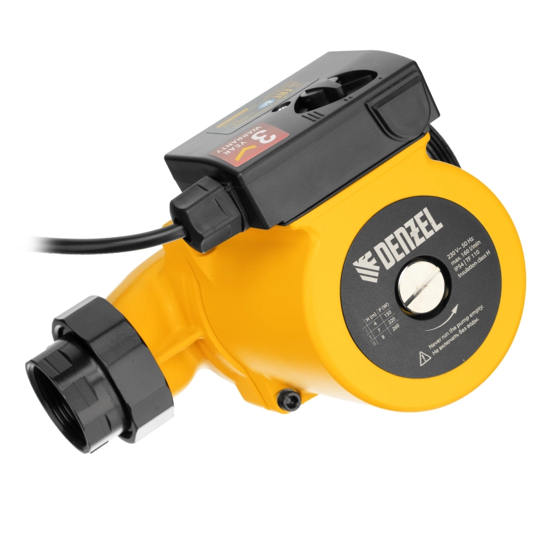 Циркуляционный насос CP32-8, напор 8 м, 160 л/мин, 1 м кабель, монт. длина 180 мм Denzel (99415)