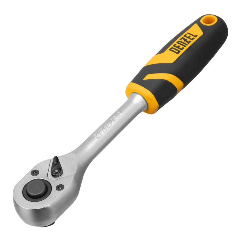 Набор инструментов, 1/2", 1/4", CrV, S2, пластиковый кейс, 100 предметов Denzel (15803)