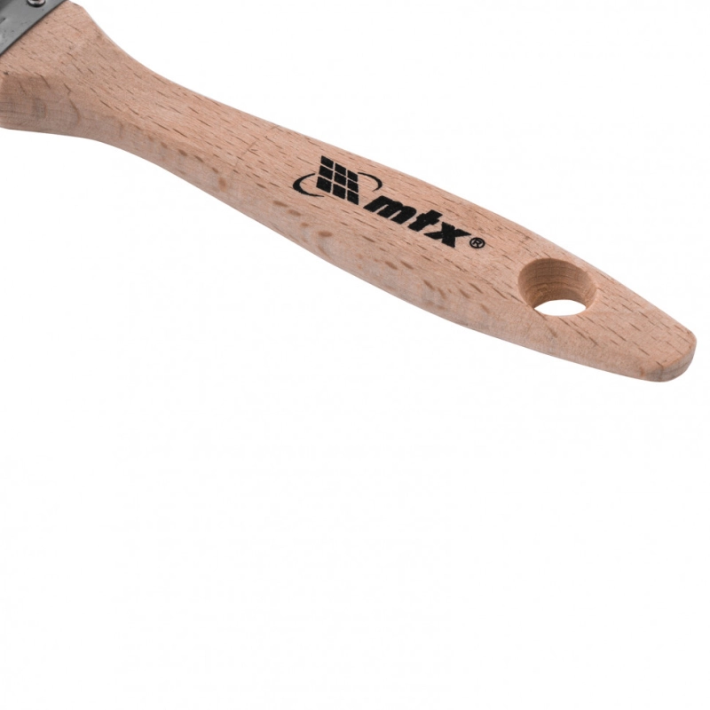 Кисть плоская Platinum 1", искусственная щетина, деревянная ручка MTX (83315)