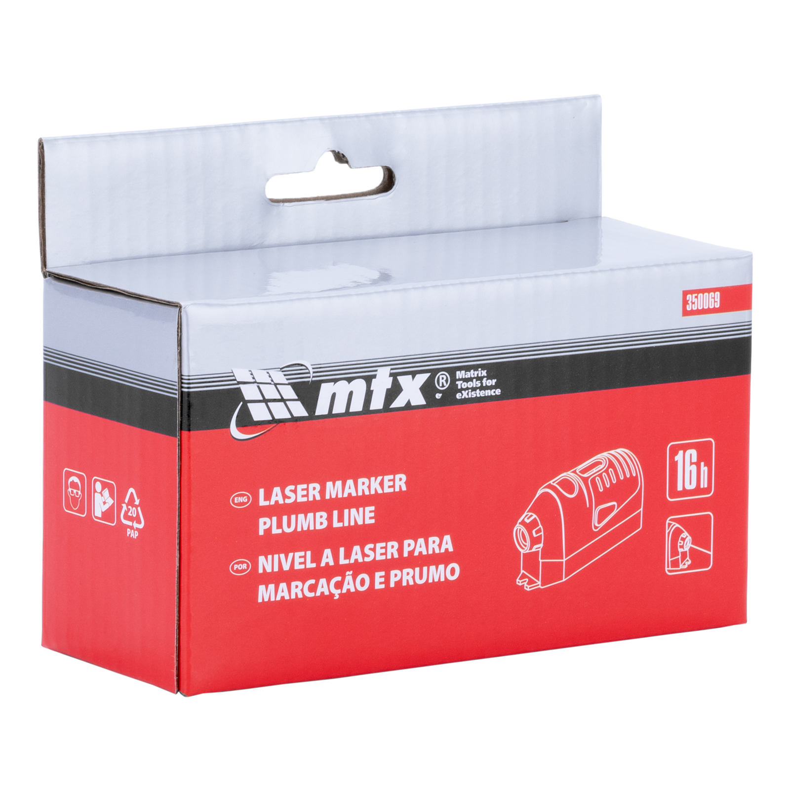 Лазерный уровень, маркер, отвес// MTX (350069)