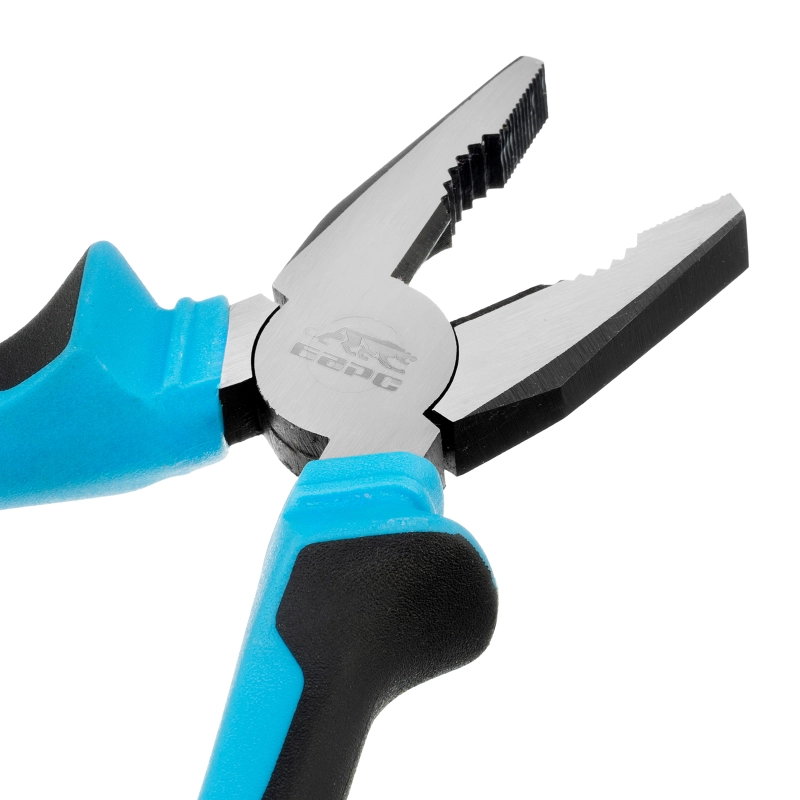 Плоскогубцы комбинированные 160 мм, хром-ванадий, двухкомпонентные рукоятки Барс (16996)