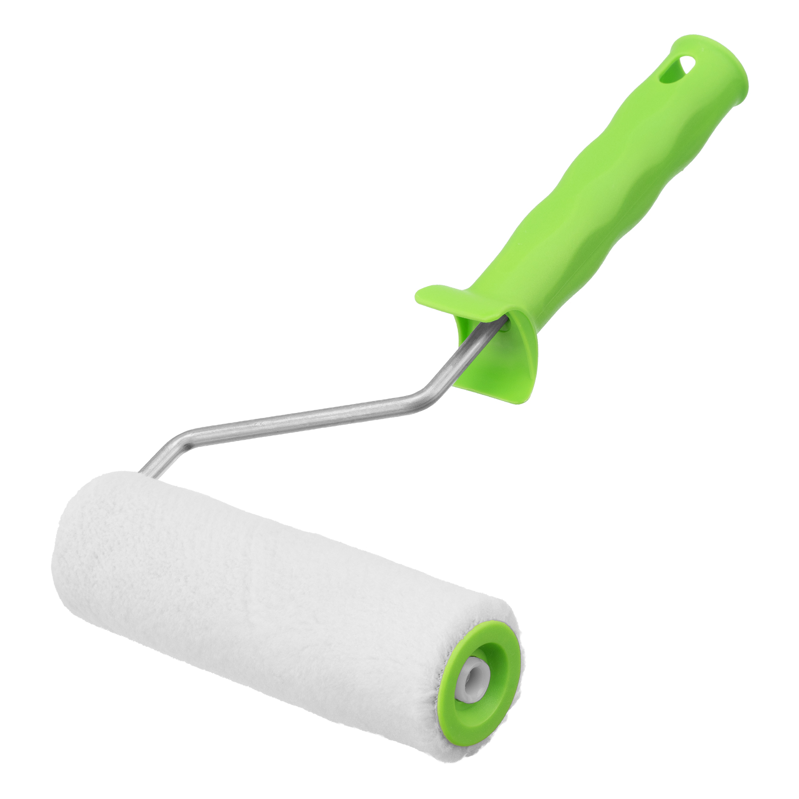 Валик "Велюр" с ручкой, 150 мм, ворс 5 мм, D 36 мм, D ручки 6 мм Сибртех (80133)