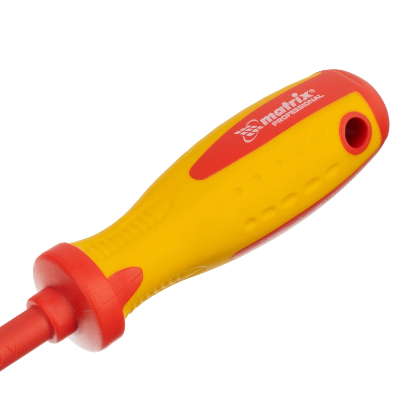 Отвертка Insulated, PH2 x 100 мм, CrMo, до 1000 В, двухкомпонентная рукоятка Matrix Professional (12928)