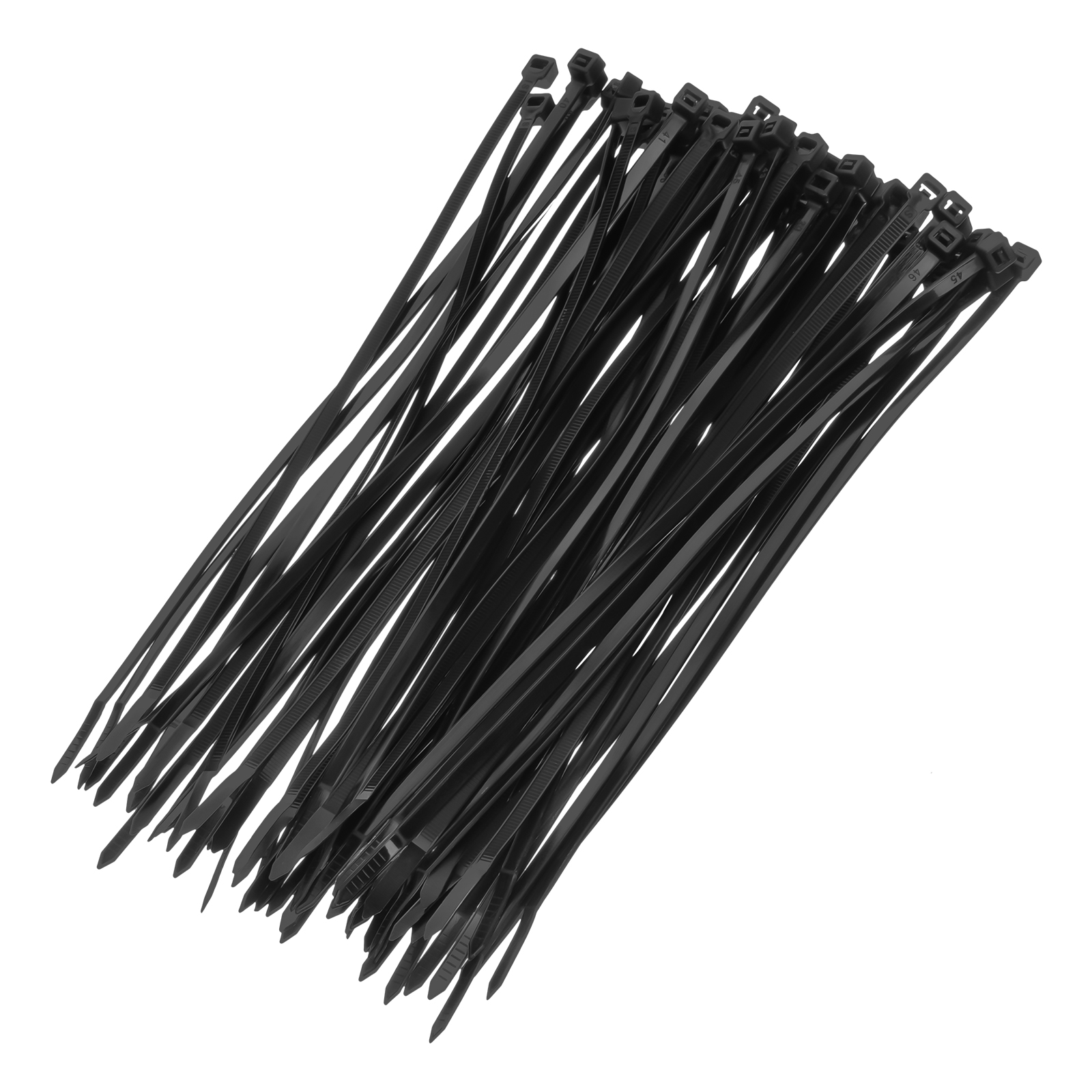 Хомуты, 250 x 4.8 мм, пластиковые, черные, 100 шт Сибртех (45564)