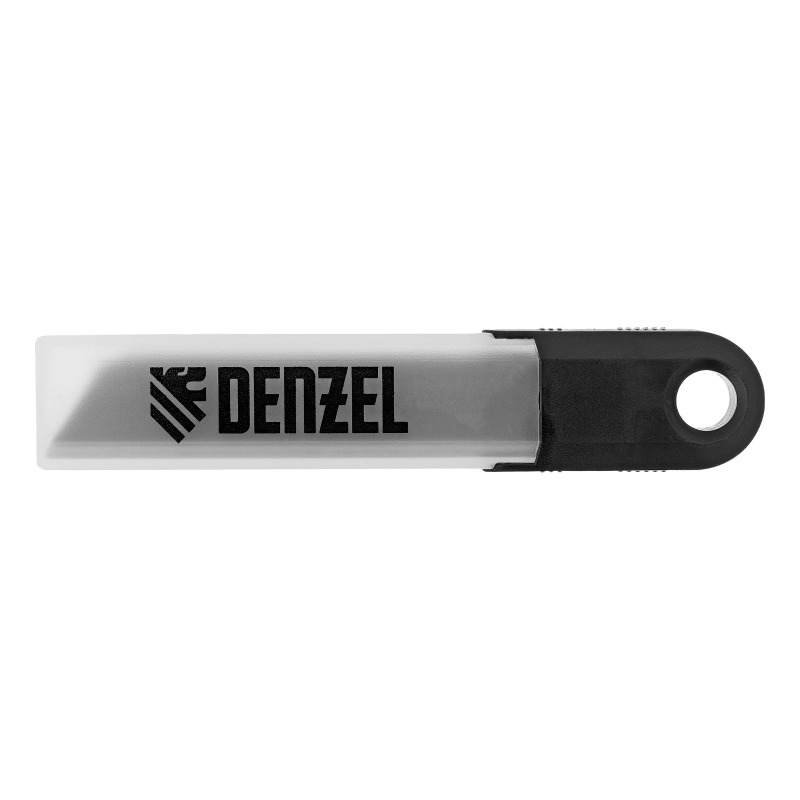 Лезвия, 18 мм, сталь SK4 - 0,5 мм, супер острые, 5 штук Denzel (79306)