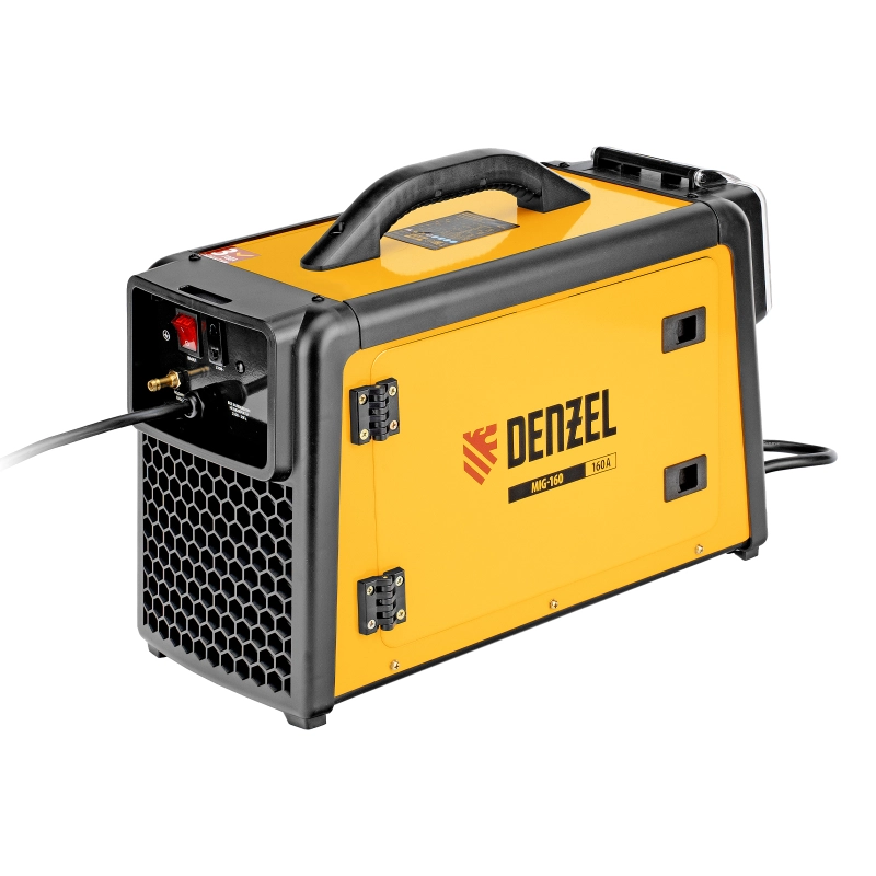 Аппарат инвертор. полуавтомат. сварки  MIG-160, 160 А, ПВ 60%, катушка 5 кг// Denzel (94309)