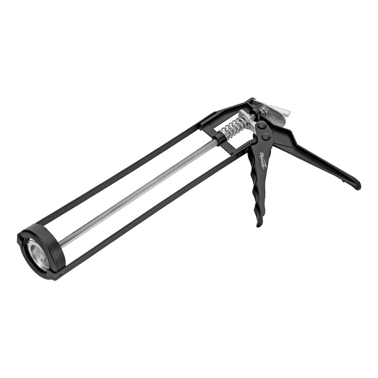 Пистолет для герметика, 310 мл, "скелетный", усиленный с фиксатором, шестигранный шток 7 мм Sparta (886125)