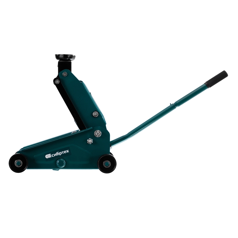 Домкрат гидравлический подкатной, 2,5 т, 148-387 мм, в пласт. кейсе Сибртех (50837)
