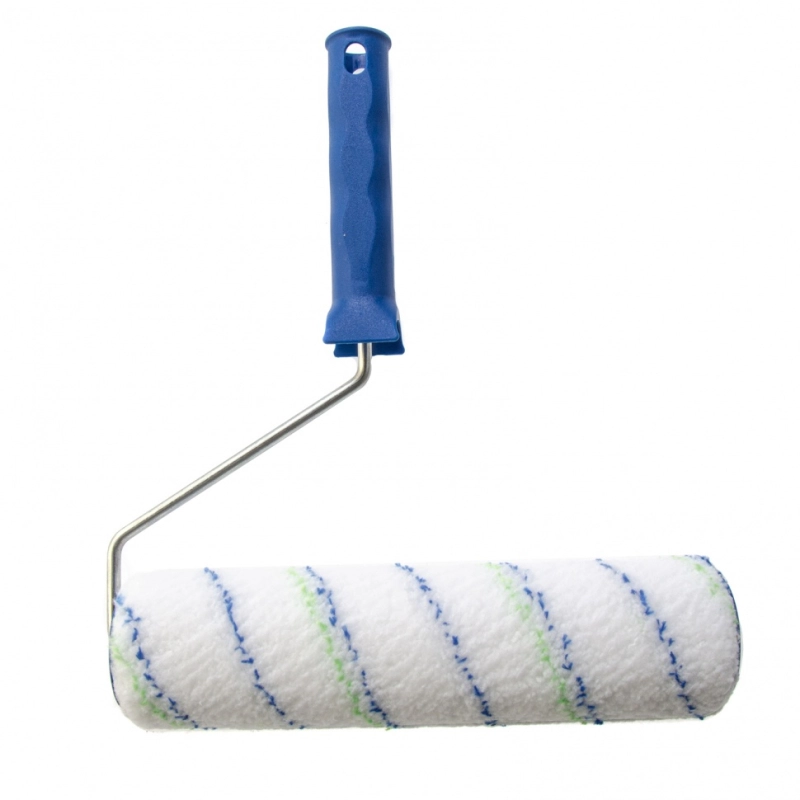 Валик "Водные краски", 250 мм, ворс 12 мм, D - 48 мм, D ручки - 6 мм, полиэстер Сибртех (80187)