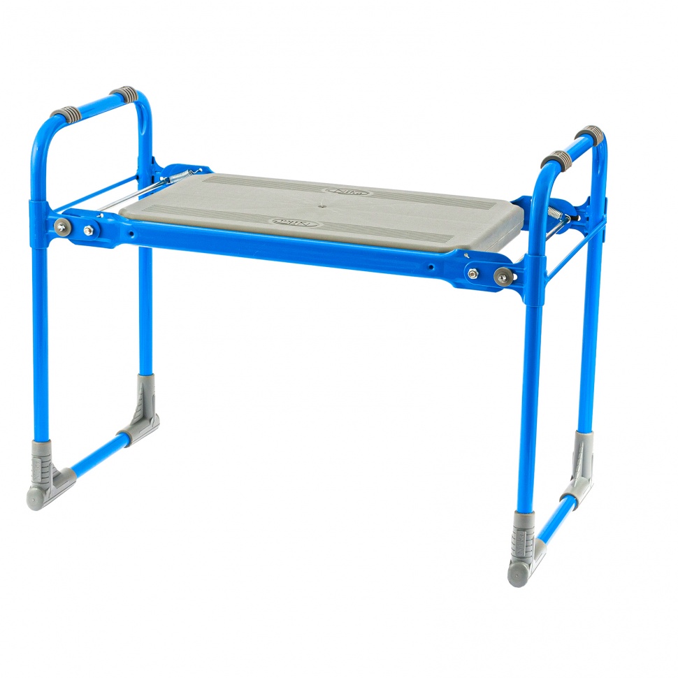 Скамейка садовая Nika, голубая, (64555)