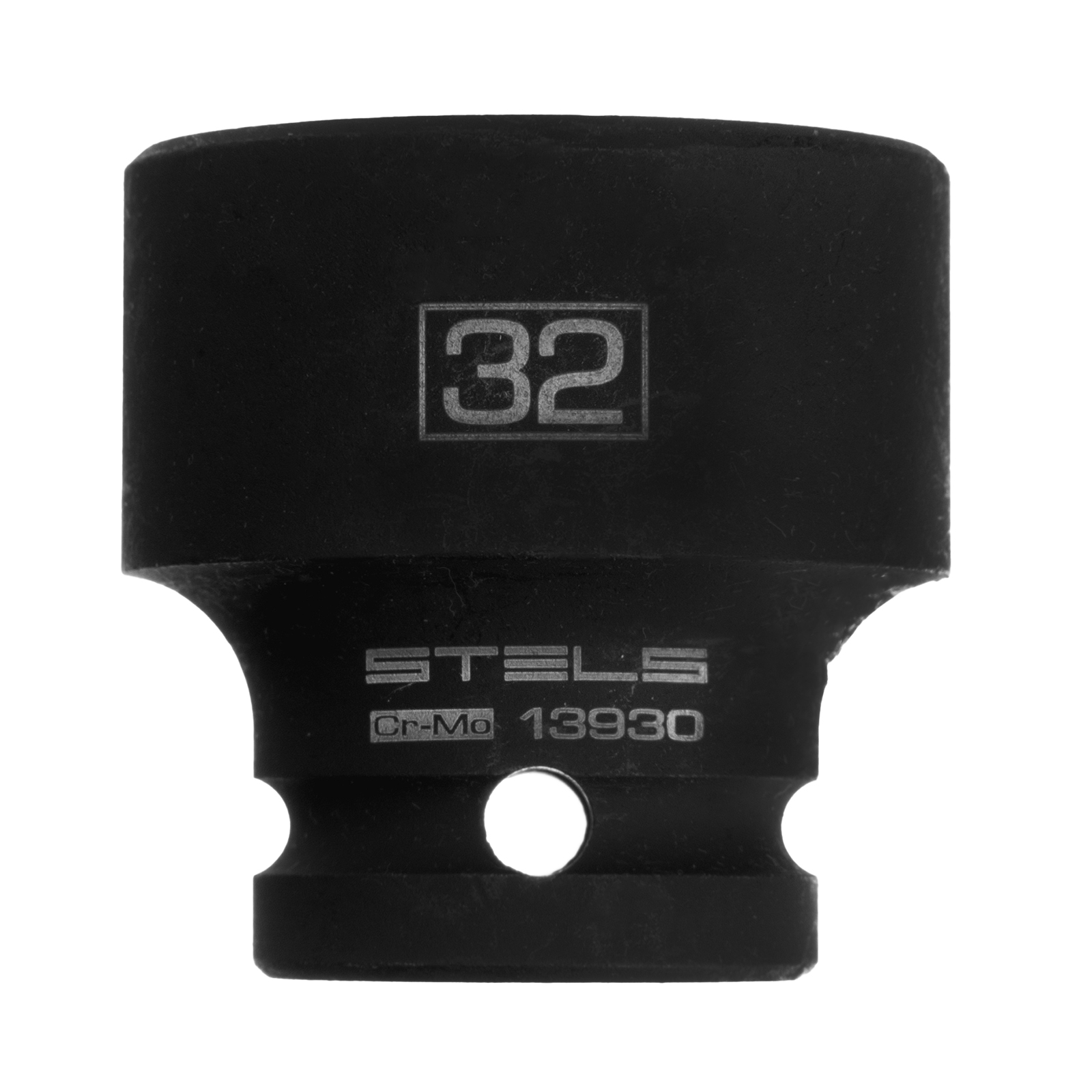 Головка ударная шестигранная, 32 мм, 1/2, CrMo Stels (13930)