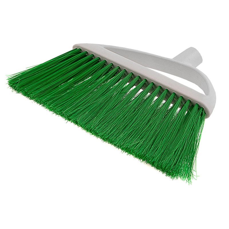 Щетка пластмассовая для подметания пола, премиум, 23 см, без черенка, салатовая щетина, Home Palisad (935575)