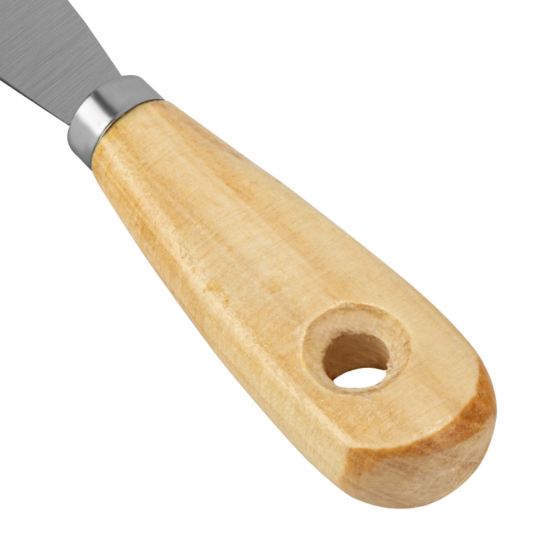 Шпательная лопатка из углеродистой стали, 30 мм, деревянная ручка Sparta (852035)