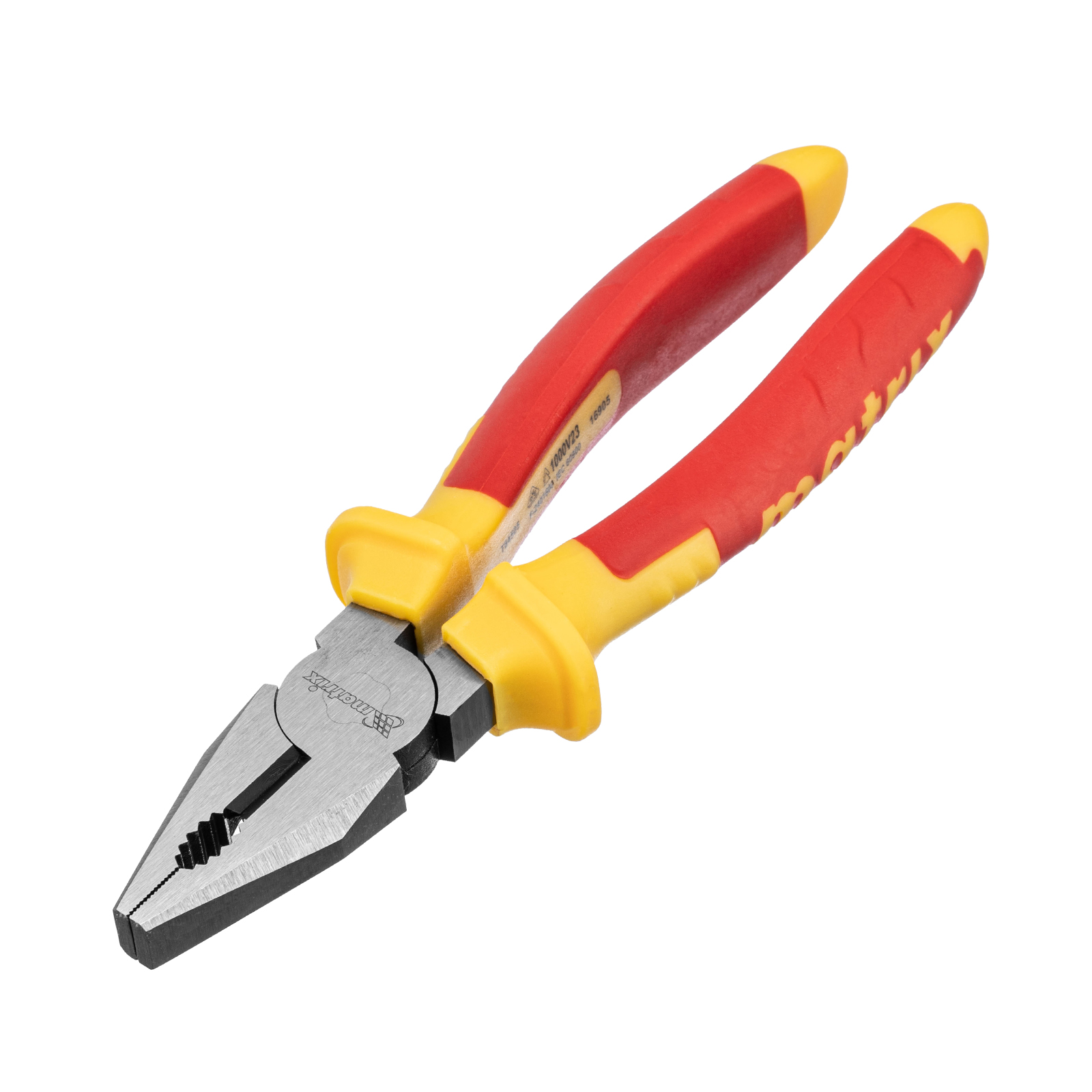 Плоскогубцы комбинированные Insulated, 200 мм, двухкомпонентные рукоятки Matrix Professional (16905)