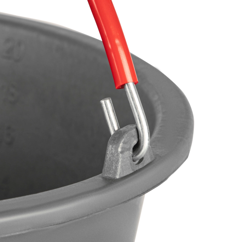 Ведро строительное пластмассовое 16 л, ударопрочное, обрезиненная ручка Matrix (81463)