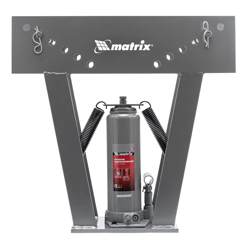 Трубогиб гидравлический, 1/2-3", 15 т, в комплекте с башмаками Matrix (181365)