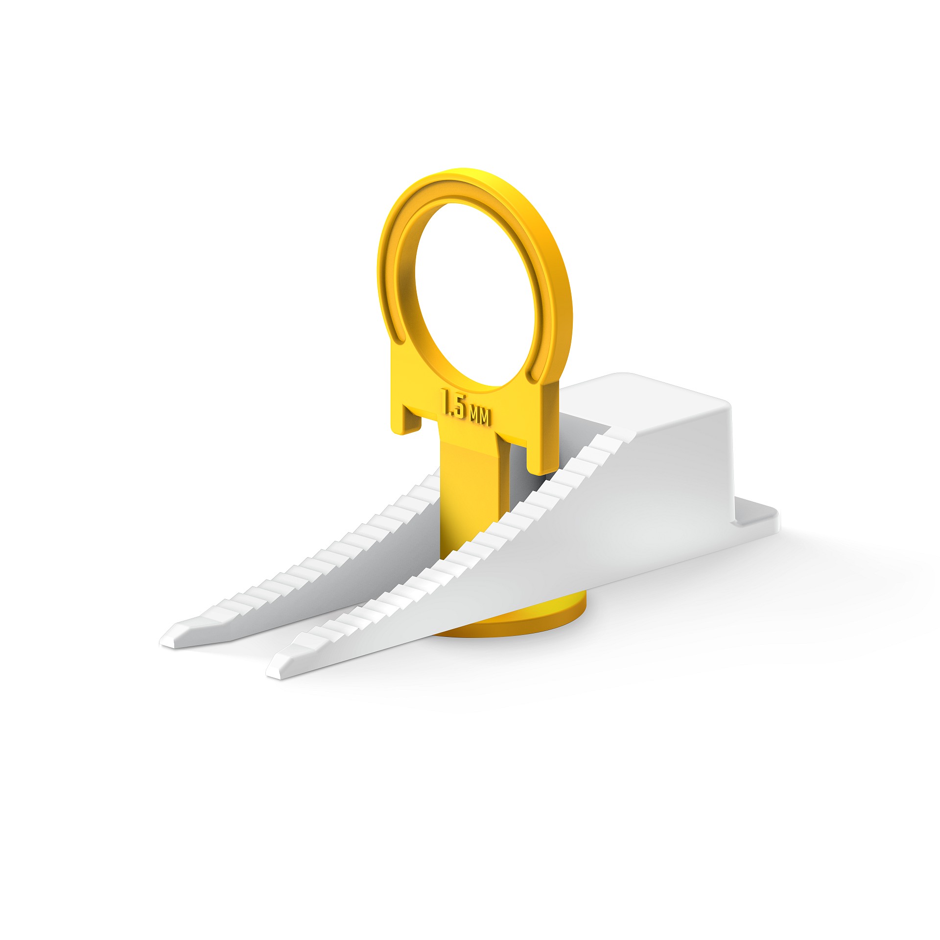 ЗУБР КОЛЬЦО, комплект: 1,5 мм, зажим + клин, 50 + 50 шт, система выравнивания плитки (33833-H50)