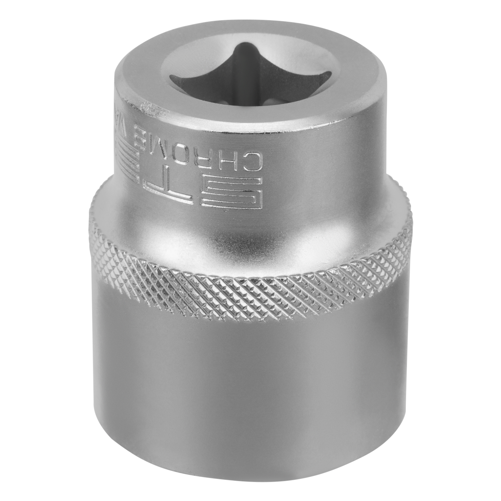 Головка торцевая, 27 мм, двенадцатигранная, CrV, под квадрат 1/2, хромированная Stels (13671)