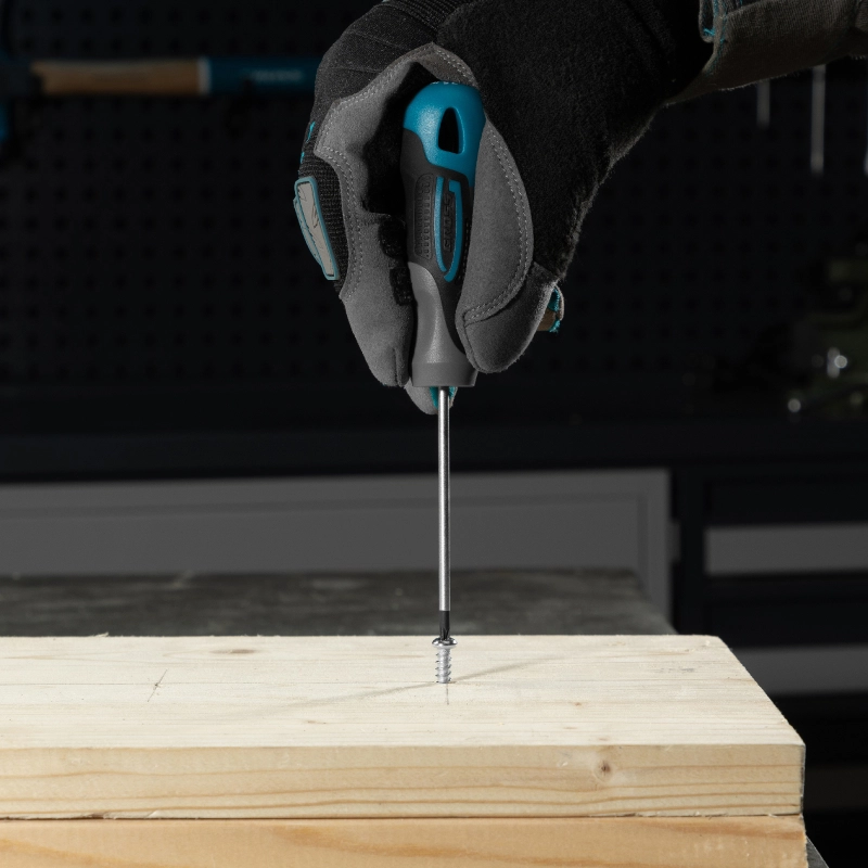 Отвертка PZ0 x 75 мм, S2, трехкомпонентная ручка Gross (12155)