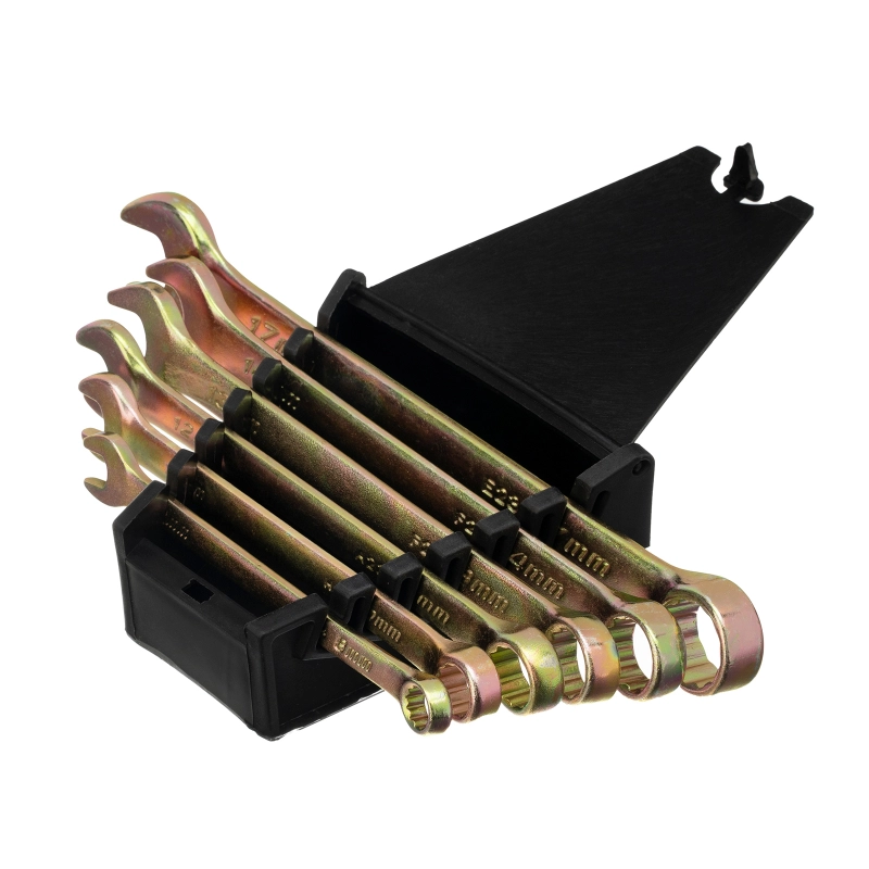 Набор ключей комбинированных, 8-17 мм, 6 шт Сибртех (15437)