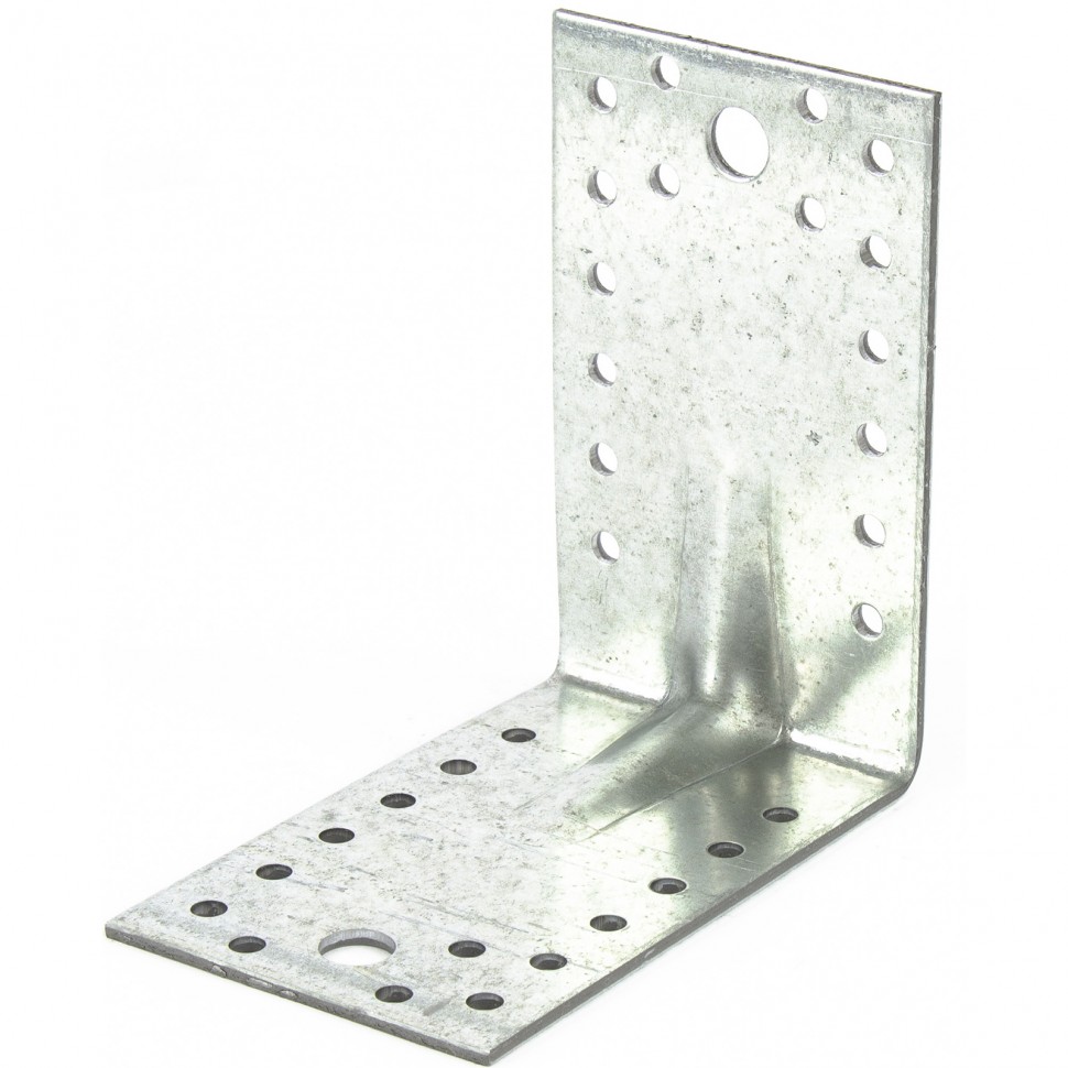 Крепежный уголок усиленный 2.5 мм, KUU 105 x 105 x 65 мм Сибртех (464143)