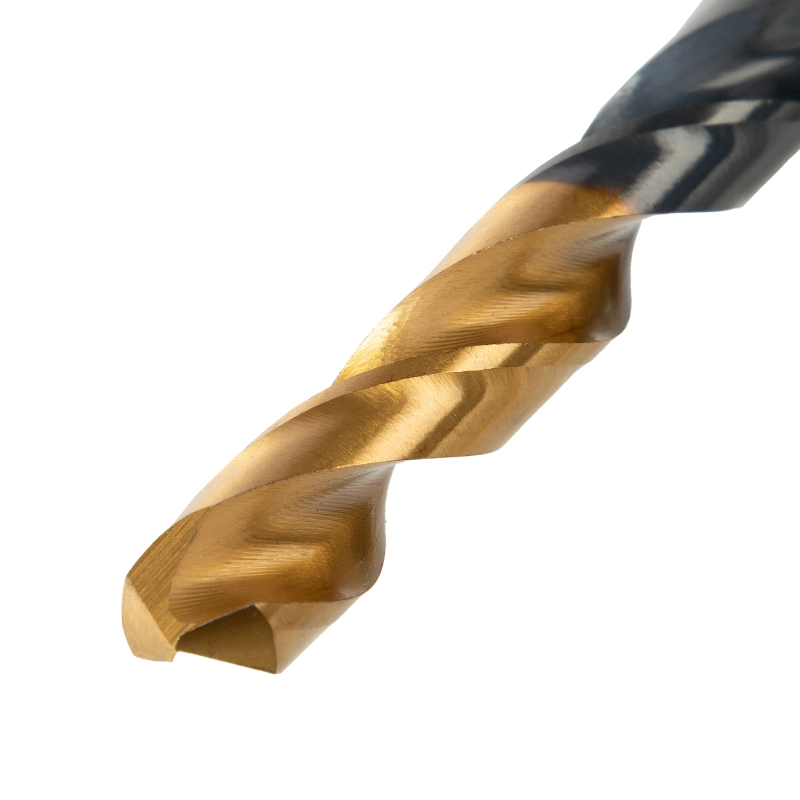 Сверло по металлу, 8 мм, HSS-Tin, Golden Tip, 8 шт. Denzel (717219)