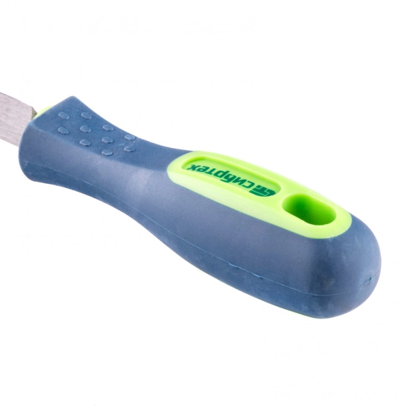 Напильник, 300 мм, трехгранный, двухкомпонентная рукоятка, №2 Сибртех (16031)