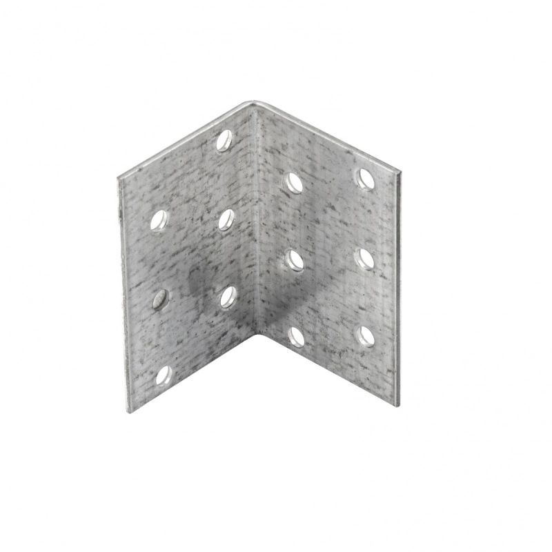 Крепежный уголок равносторонний 2 мм, KUR 40 x 40 x 60 мм Сибртех (46416)