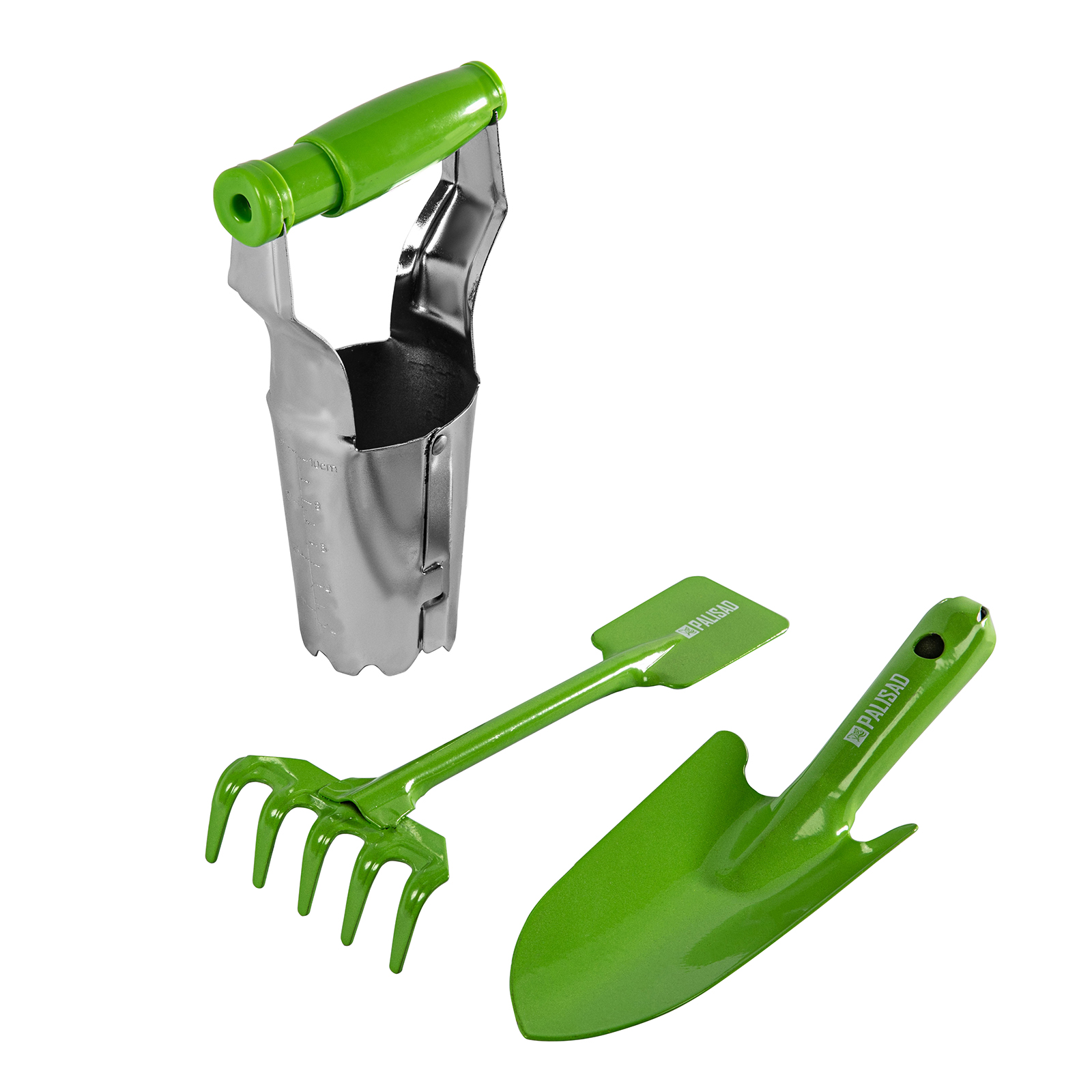 Набор садового инструмента, цельнометаллический, 3 предмета, Fresh Line, Palisad (64490)