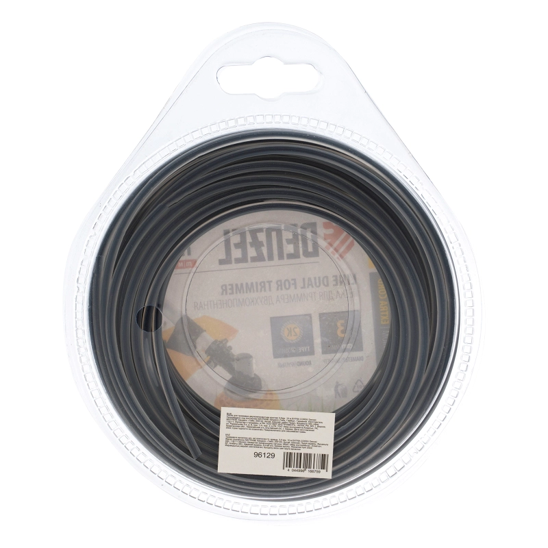 Леска для триммера, двухкомпонентная круглая 3.0 мм, 15 м Extra cord Denzel (96129)