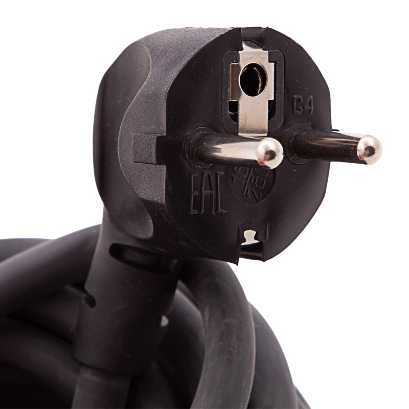 Удлинитель силовой 10 м, 16 А, тип УХз16, КГ 3 x 2.5 мм, 1 розетка, Сибртех (95895)