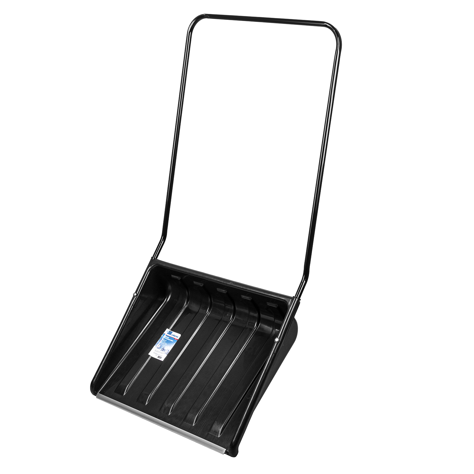 Движок для уборки снега пластиковый, 700х550х1470 мм, стальная рукоятка, Сибртех (61643)