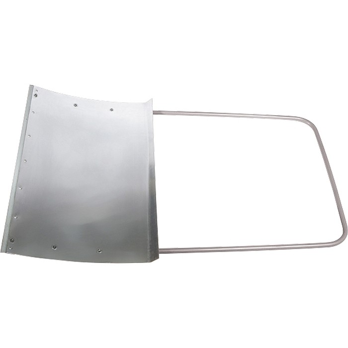 Движок для уборки снега алюминиевый, 755 х 505 х 1240 мм, стальная рукоятка, Сибртех (61526)