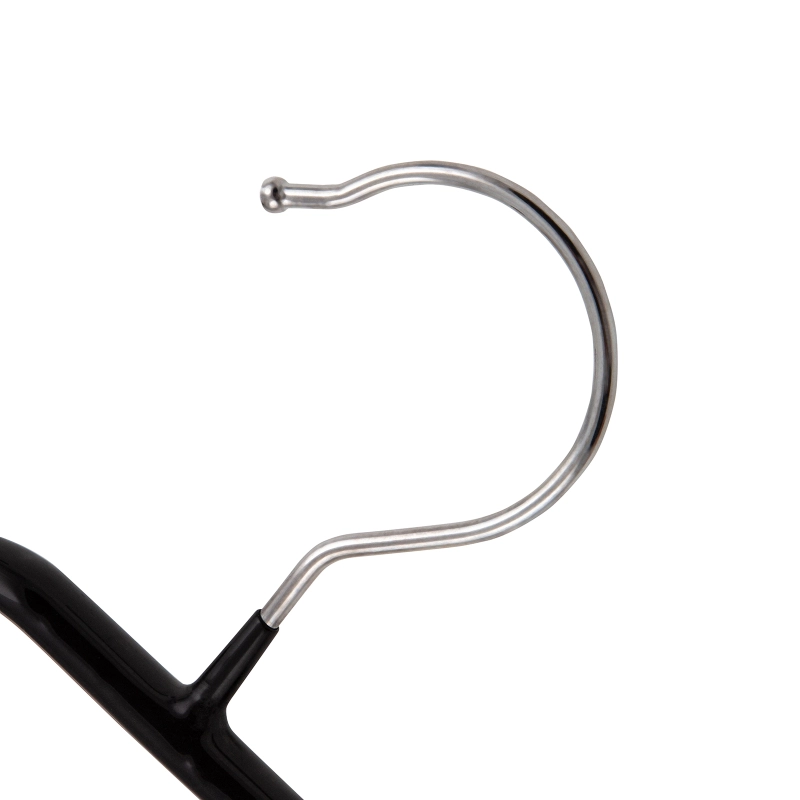 Вешалка металлическая для верхней одежды с прорезиненным противоскользящим покрытием 45 см, Home Palisad (929265)