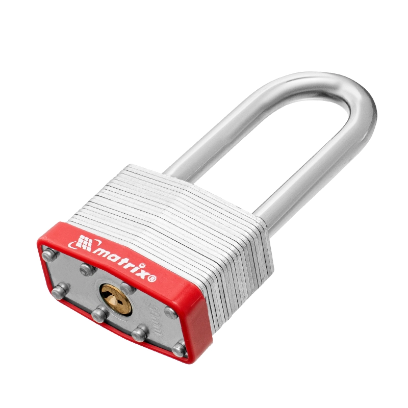 Замок навесной, 50 мм, удлиненная дужка Matrix (91809)