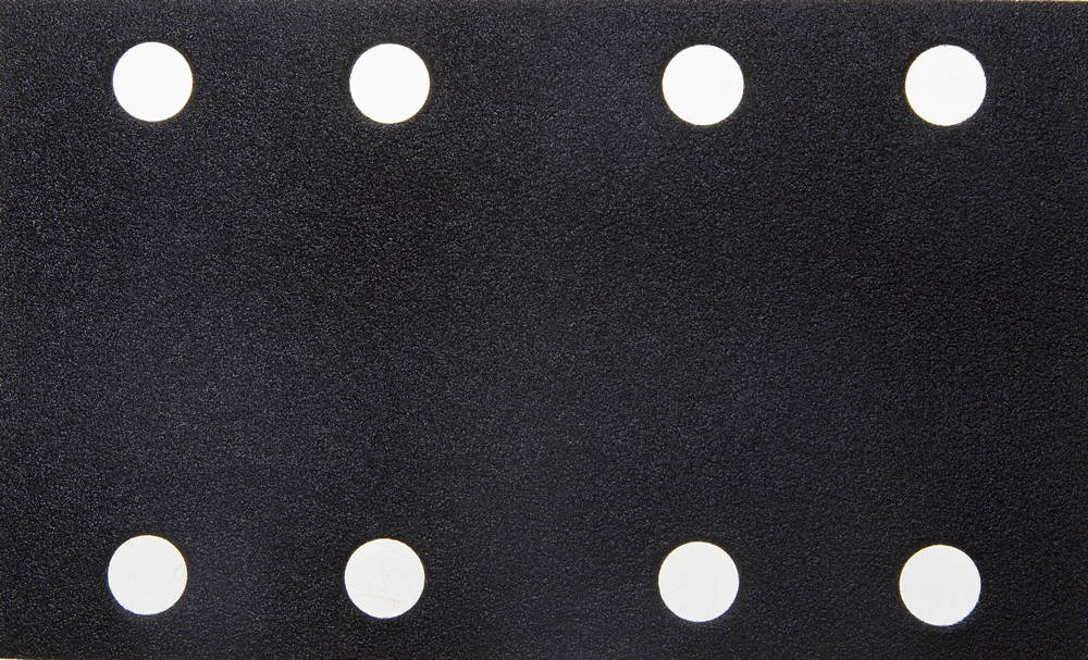 Лист шлиф. универс. URAGAN ″Оптимал. для тверд. пород дерева″ 8 отв. по линии, на липучке, для ПШМ, P100, 80х133мм, 50шт