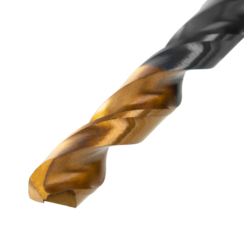 Сверло по металлу, 8,5 мм, HSS-Tin, Golden Tip, 8 шт. Denzel (717220)