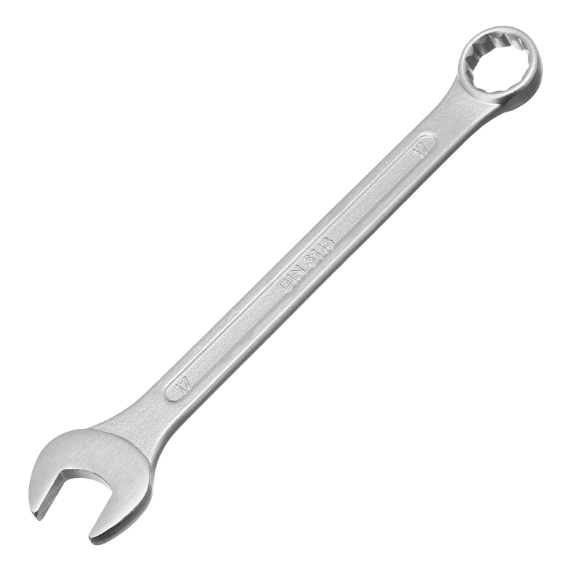 Набор ключей комбинированных, 8-17 мм, CrV, 6 шт Сибртех (15446)