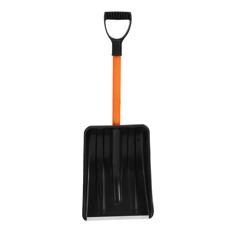 Лопата для уборки снега полипропиленовая, 275х365х790 мм, стальной черенок, Stels (61654)