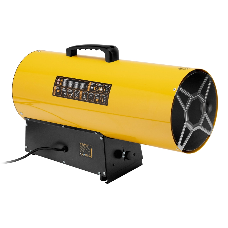 Газовая тепловая пушка GHG-50, 50 кВт, 1400 м3/ч, пропан-бутан Denzel (96480)