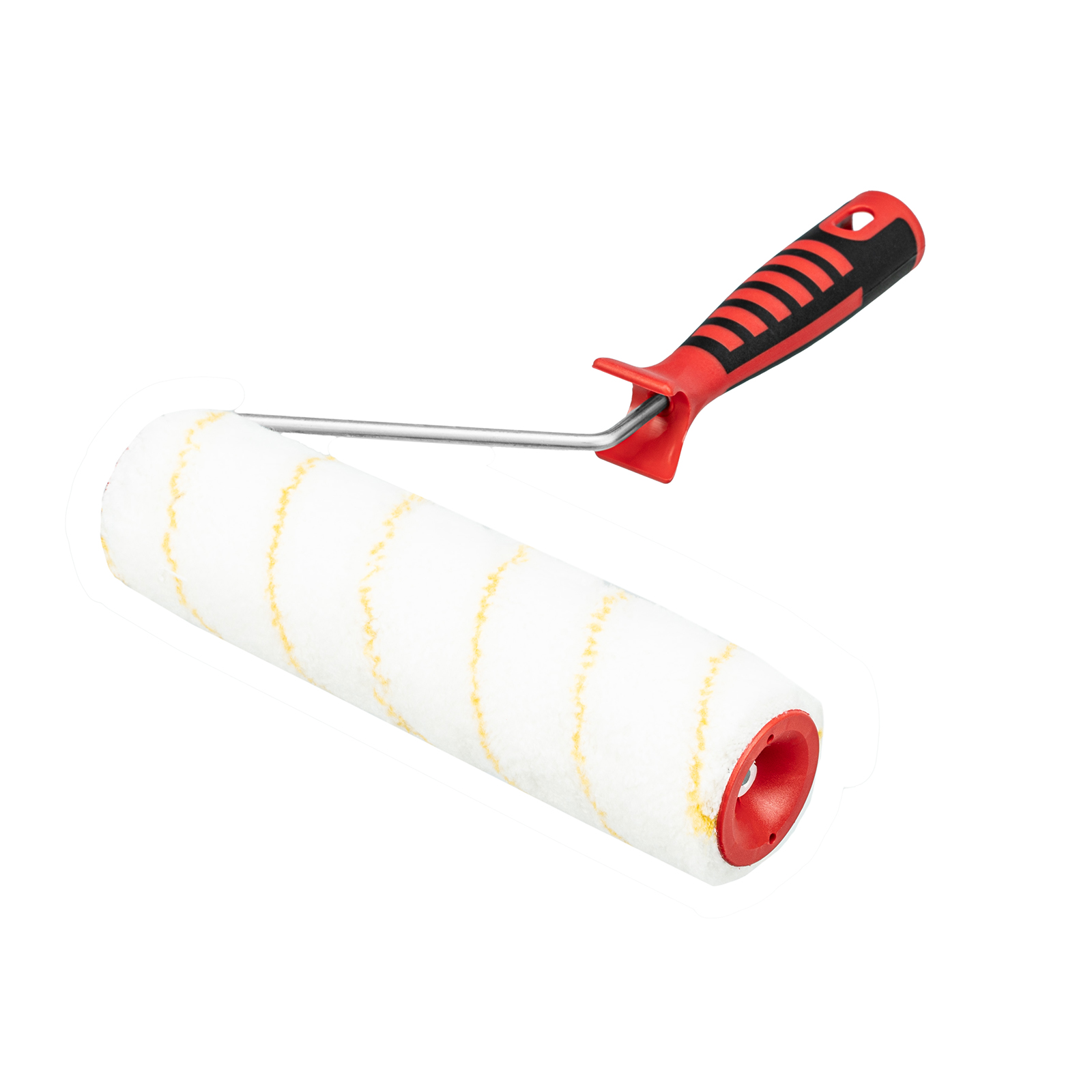 Валик для внутренних работ синтетический, с двухком.ручкой, 250 мм, ворс 12 мм, D 48 мм, D ручки 6 мм, полиакрил Matrix (80661)