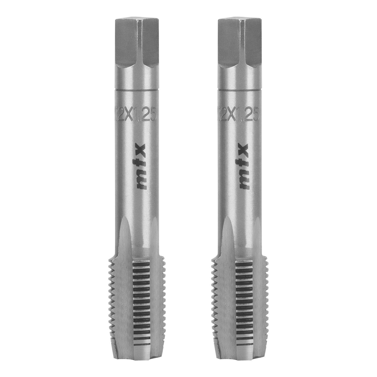 Метчик ручной М12 х 1.25 мм, комплект из 2 шт Сибртех (76631)