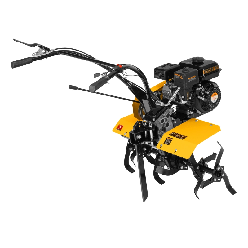 Мотоблок DPT-170, 7 л.с., ремен.сцеп, шир 85 см, глуб 35 см,фрез 3х3,ШОМ,скор 2В/1Н,кол 8" Denzel (56431)