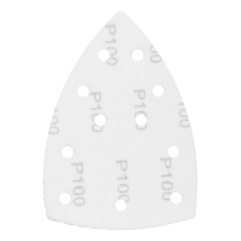 Треугольник абразивный на ворc. подложке под "липучку", перф., P 100, 150х150х100 мм, 5 шт. Denzel (738617)