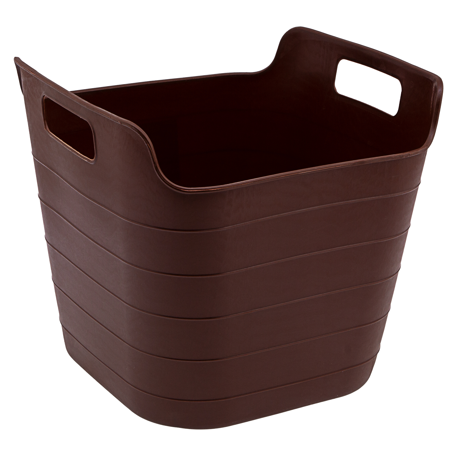 Ведро гибкое сверхпрочное, 26 л, коричневое, Сибртех (67509)