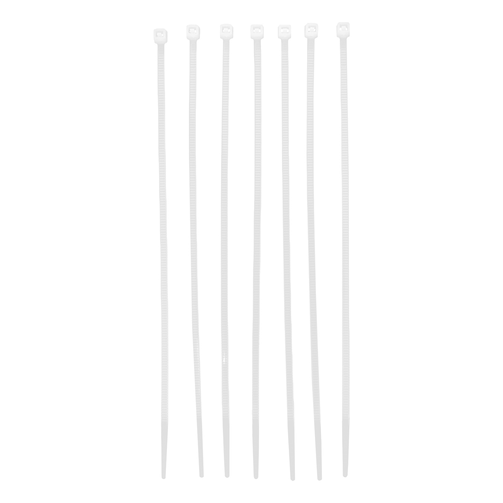 Хомуты, 160 x 2.5 мм, пластиковые, белые, 100 шт Сибртех (45523)