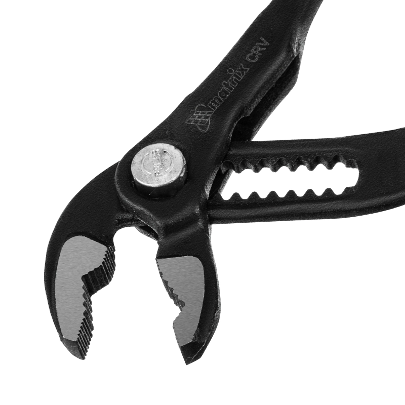 Клещи переставные 180 мм, кнопочный механизм, хром-ванадий, обливные рукоятки Matrix (17925)