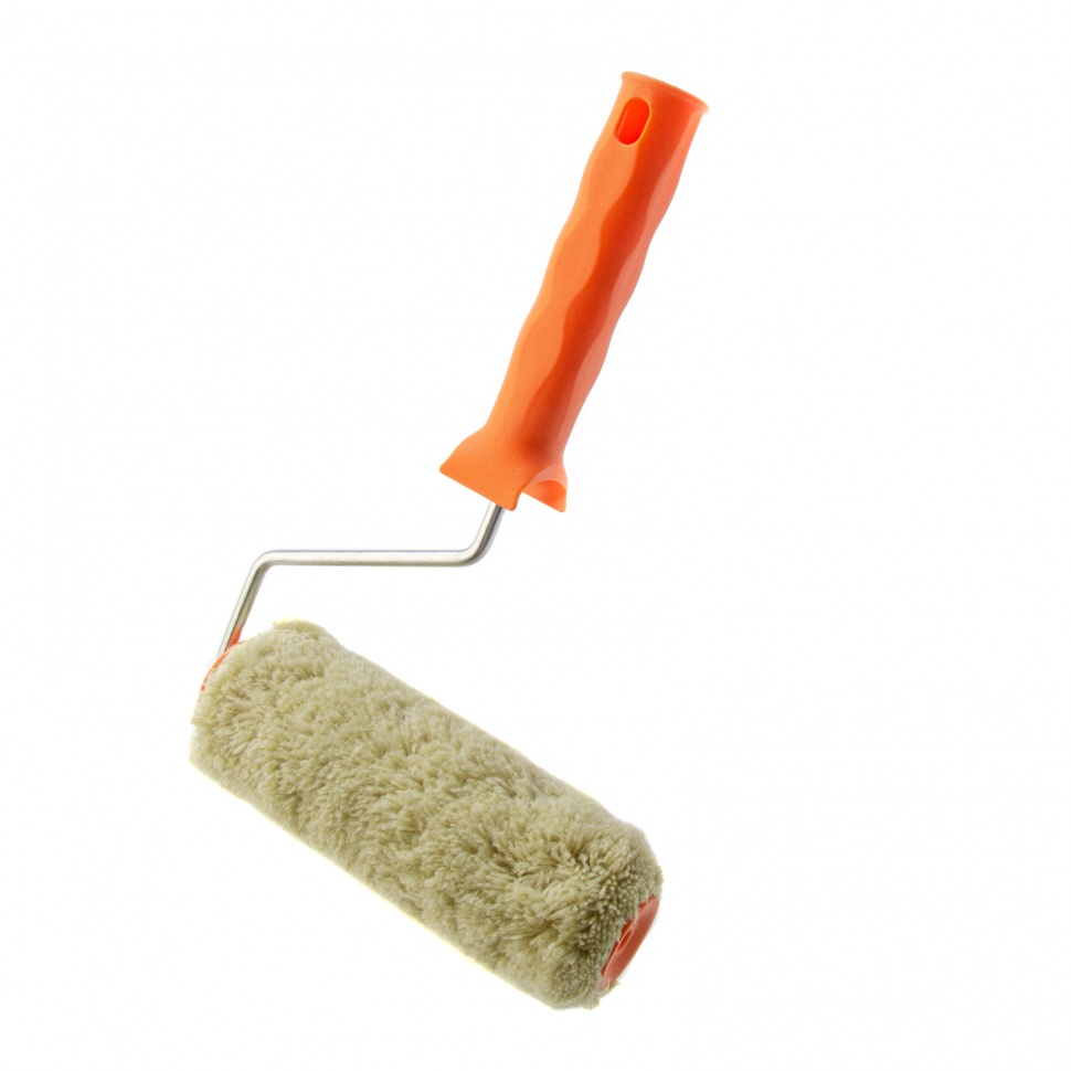 Валик "Фасадные работы", 180 мм, ворс 18 мм, D 36 мм, D ручки - 6 мм, полиакрил,полиэстер Сибртех (80217)