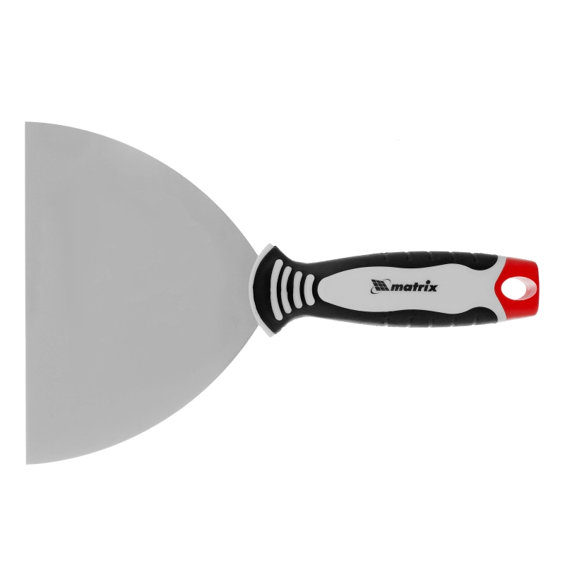 Шпательная лопатка из нержавеющей стали, 150 мм, трехкомпонентная ручка Matrix (85538)